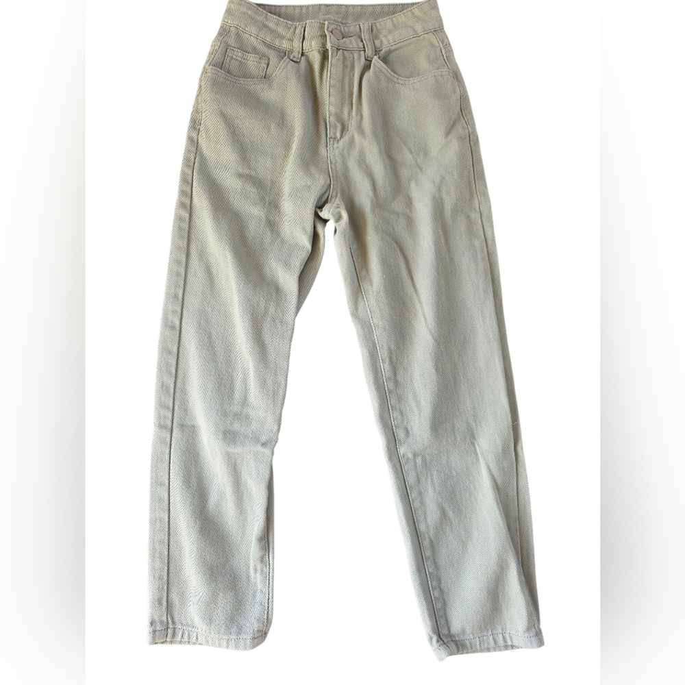 Shein Light Green Straigjt Leg Jeans Size Petite XS